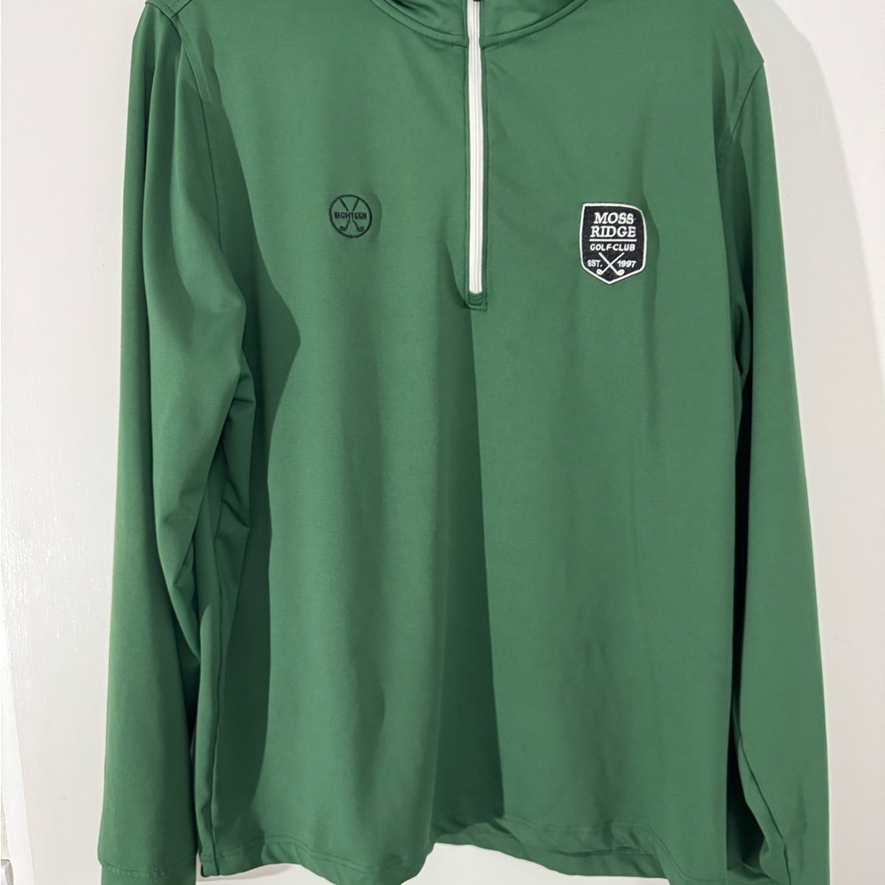 Eighteen Green Moss Ridge Golf Pullover Men’s L